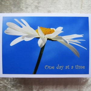 One day at a time, mental health card, empathy card, Illness