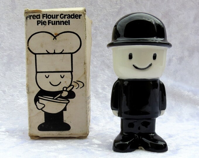 Homepride Fred, Ceramic Homepride Fred, Homepride Fred Pie Funnel With