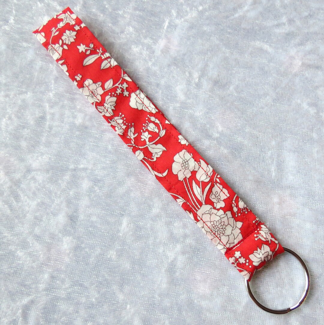 Liberty Lawn Key Strap Key Wristlet With a Split Ring Key Etsy UK