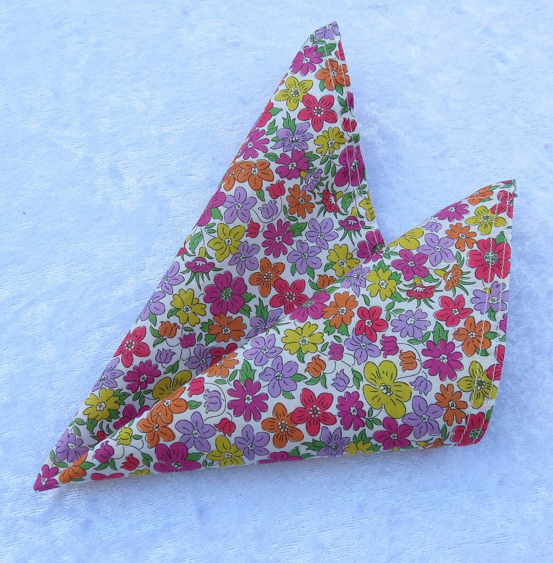 Liberty Tana Lawn Handkerchief Organic Cotton Handkerchief Etsy