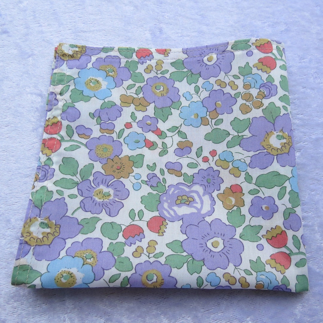 Liberty Lawn Handkerchief. 26cm. Ladies Handkerchief. Cotton Etsy UK