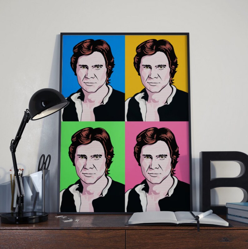Star Wars Han Solo Pop Art Limited Edition Art Print