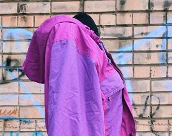 Pink purple vintage winter women's BAILO jacket from 90s/ Size US 6