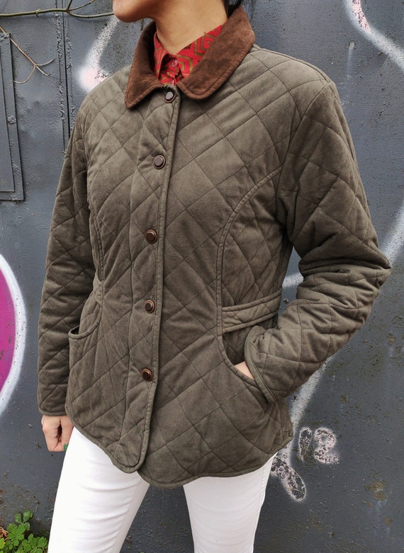 Quilted Outdoor Velvet Vintage Jacket With Lining From Wild Wald