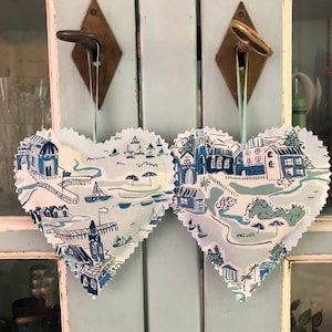 Handmade Lavender Sachet Liberty Fabric Rivièra Collection Scented Sachets Lavender Bags Liberty of London Fabric Lavender Hearts