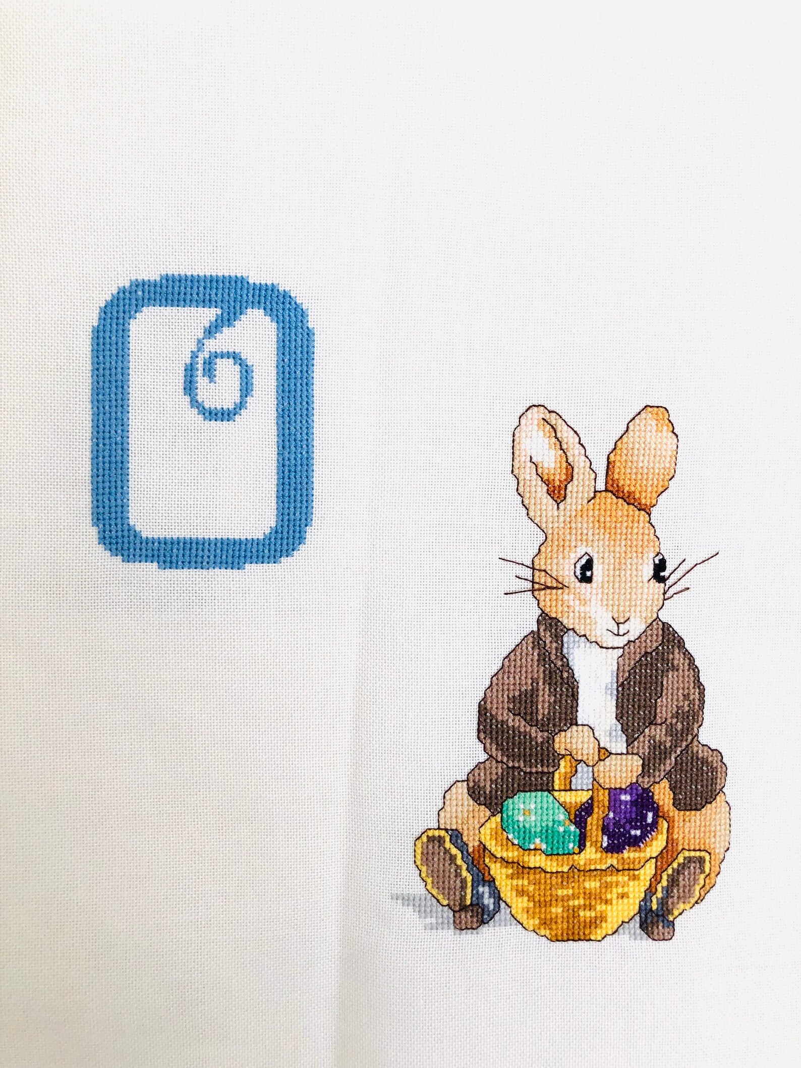 Peter Rabbit Cross Stitch Alphabet Letters L to V Handmade Etsy