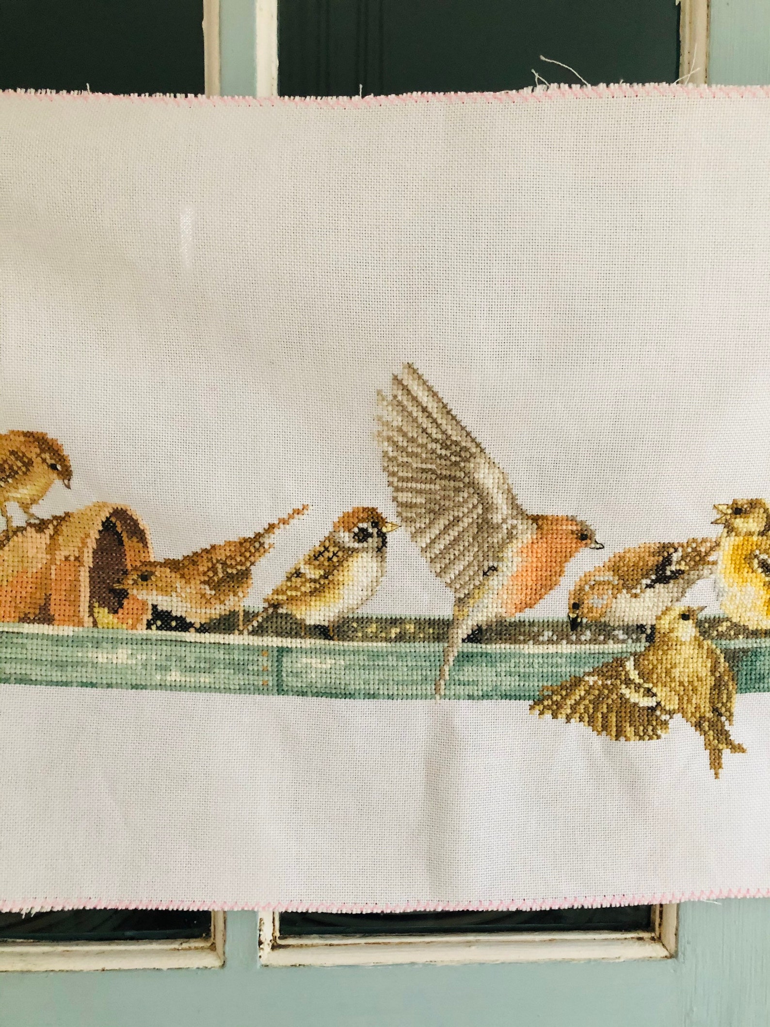 Marjolein Bastin Handmade Cross Stitch Feeding Board Winter | Etsy