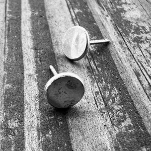 Little Silver Post Earrings, Recycled Silver Post Earrings