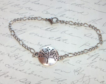Tree of life silver bracelet