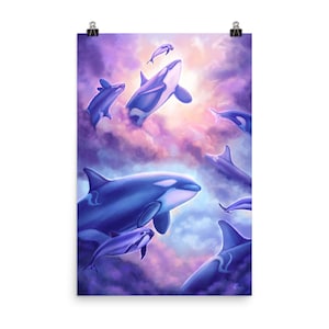 Rise Up- Orca and Vaquita Print