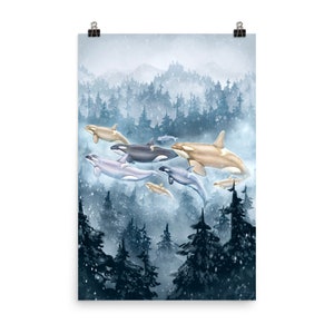 Orca Triptych Panel 1- &quot;Surfacing&quot;