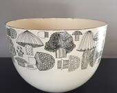 Arabia Finland Finel Kaj Franck Mushroom Bowl