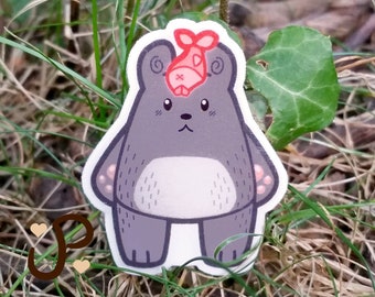 Bear Acrylic Pin - Woodland Wearables