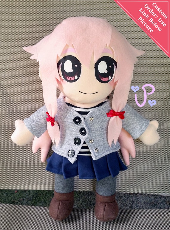 Custom 16 Inch Anime Plush Doll - Etsy Custom 16 Inch Anime Plush Doll - Etsy