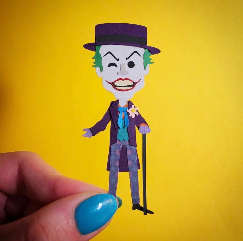 Teeny tiny paper Joker