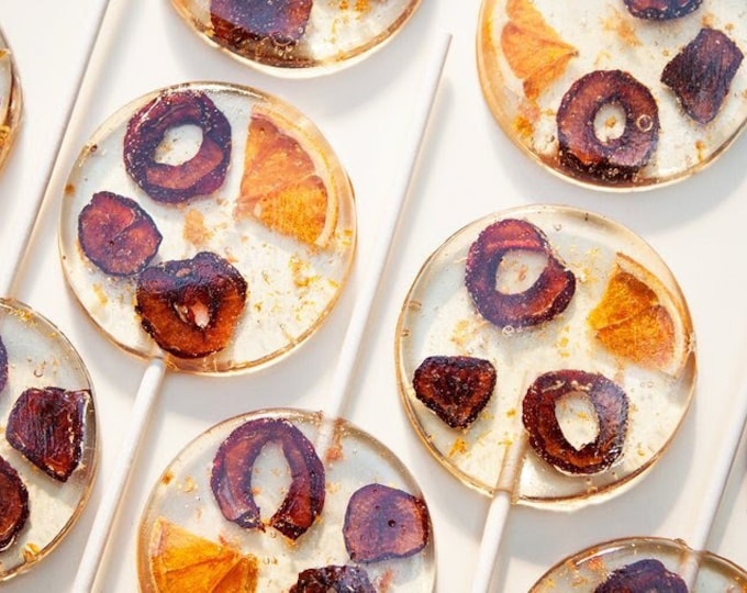 3 Old Fashioned Bourbon Cocktail Lollipops