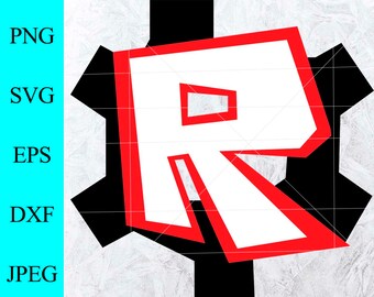 Ro blox SVG logo R para cortar en capas