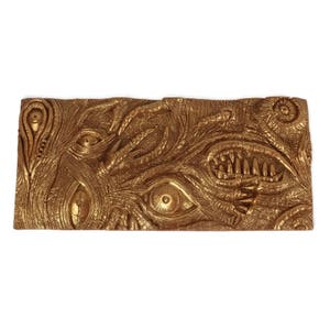 Belgian Milk Chocolate Cthulu Scary Milk chocolate bar, gift, sweets, chocolate mold,horror candy, Halloween image 1