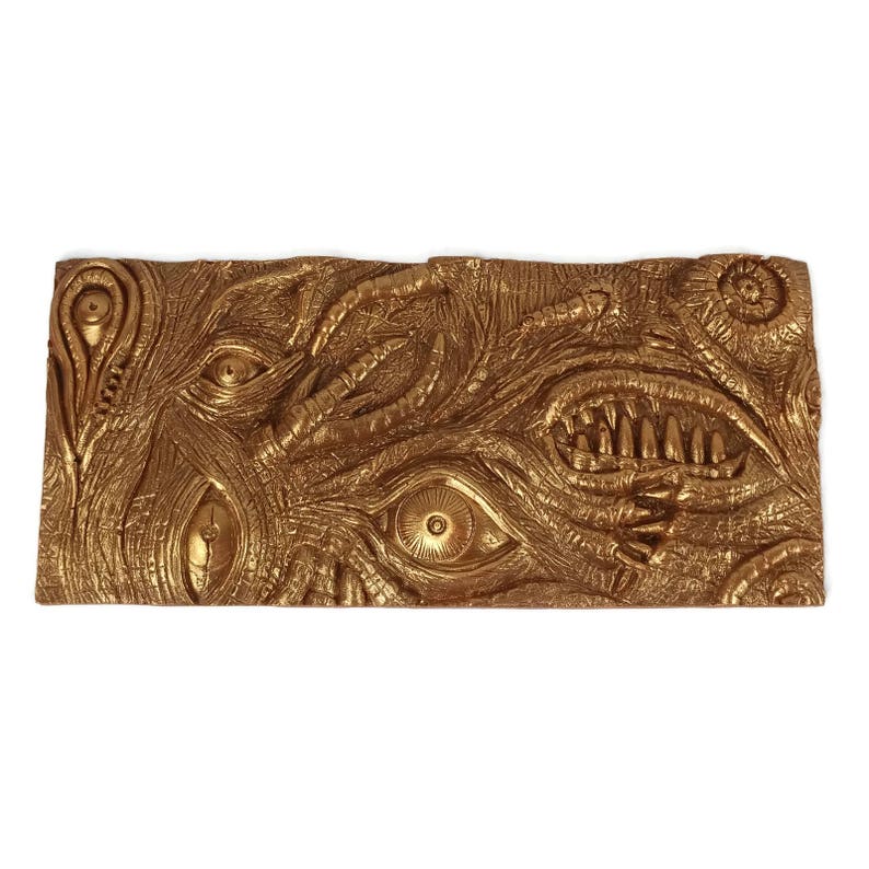 Belgian Milk Chocolate Cthulu Scary Milk chocolate bar, gift, sweets, chocolate mold,horror candy, Halloween image 1