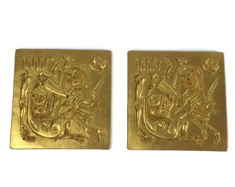 Belgian Milk Chocolate Beowulf plaque replica, vendel, gift, sweets, chocolate mold