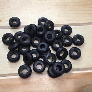 Black Silicone Grommet (package of 10)