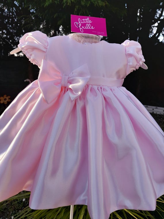 Pink Plain Dress