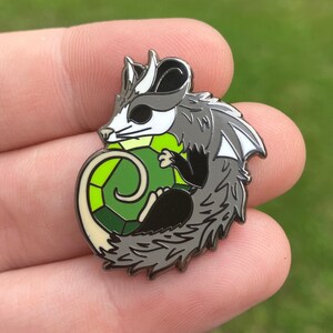 Possum Dragon Enamel Pin!