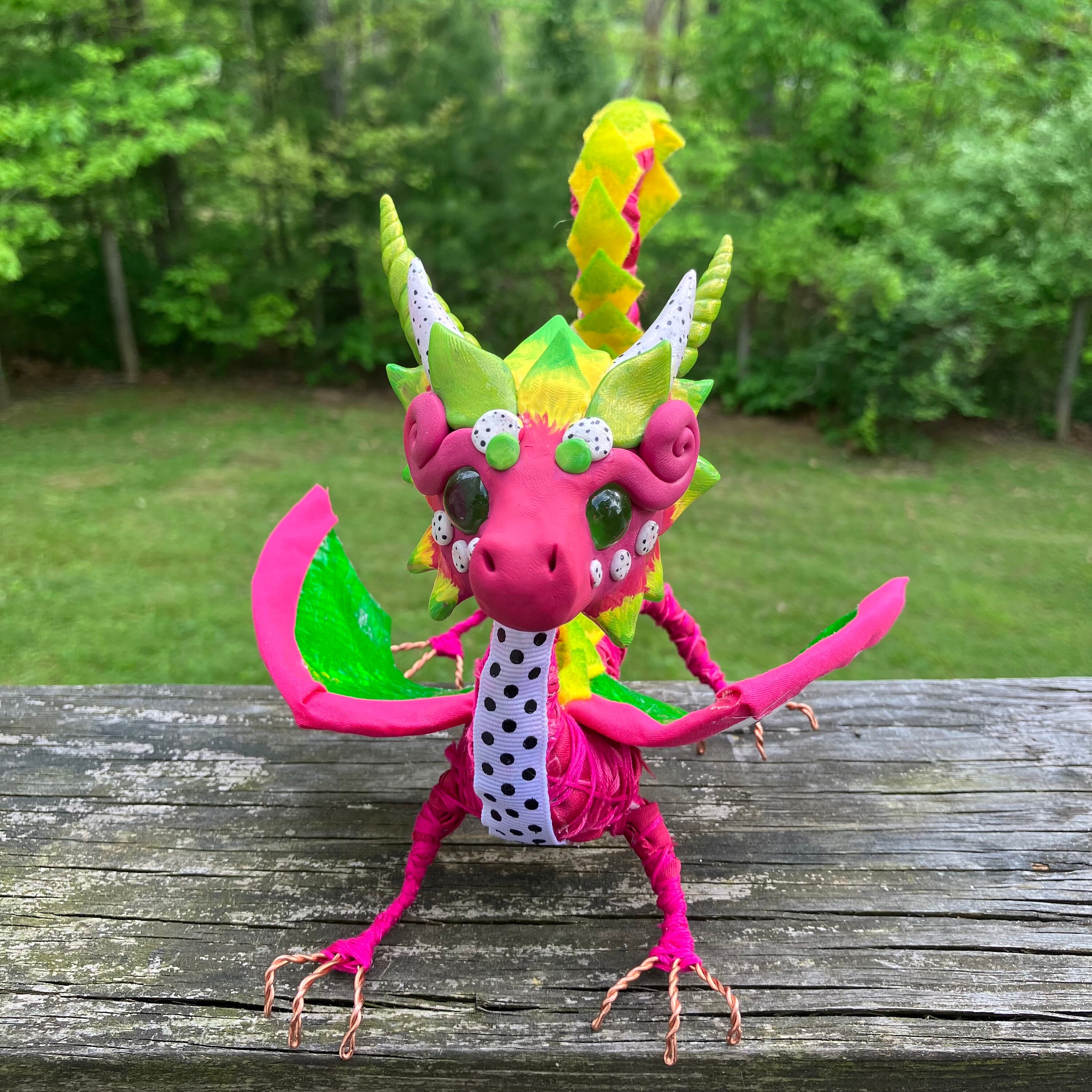 Wearable Dragon Art Doll - Dragonfruit - Etsy