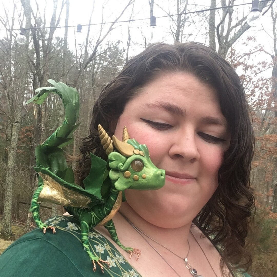 Wearable Dragon Art Doll Trifolium Etsy