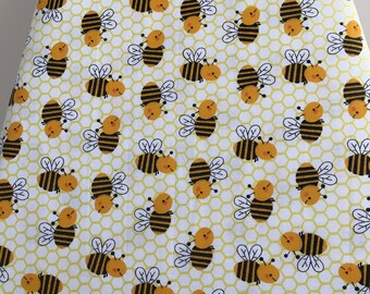 Bumble Bee Print Ironing Board Cover: Fitted, Standard Size (15 x 54 inches)