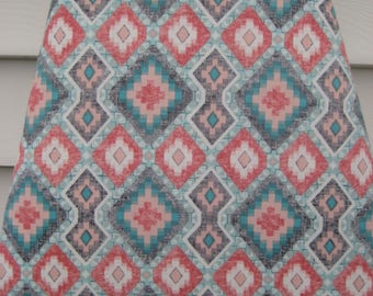 Abstract Triangle Ironing board cover.Fitted. Standard board.15x54 inches.