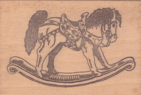 rubber rocking horse