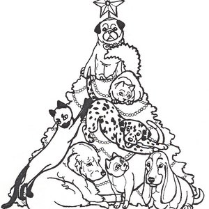 Albero di Natale di animali domestici-1J