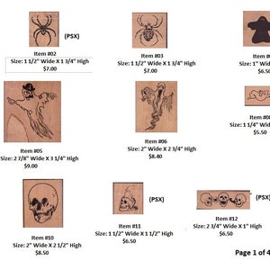 Halloween Rubber Stamp Collection