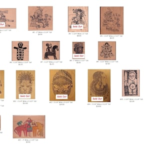 Andere culturen Vintage rubberen stempels