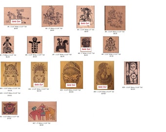 Other Cultures Vintage Rubber Stamps
