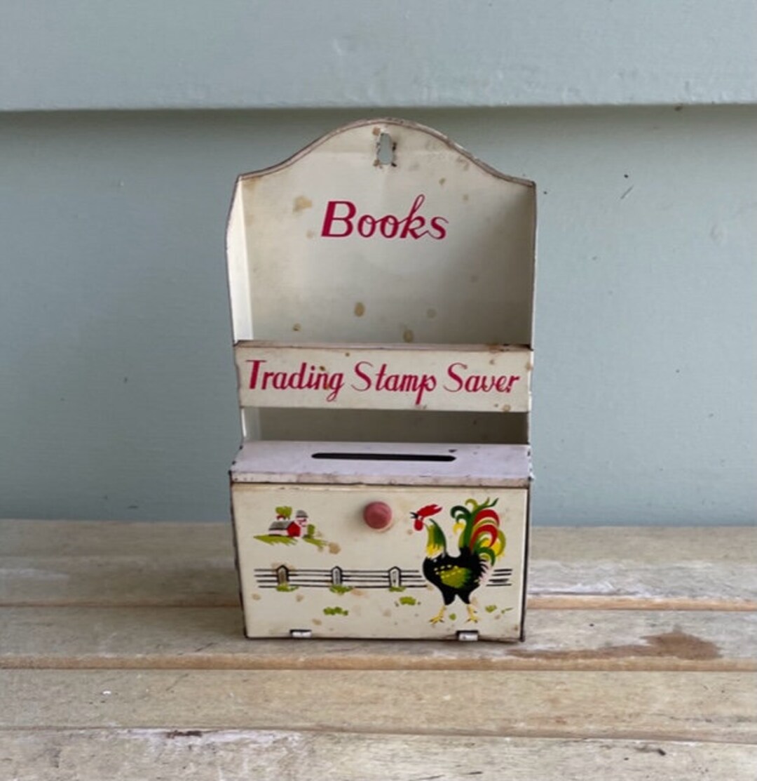 Vintage Trading Stamp Saver, Trading Stamp Storage, Farmhouse Decor Etsy