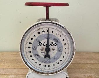 Vintage Way-Rite House Scale, Kitchen Utility Scale