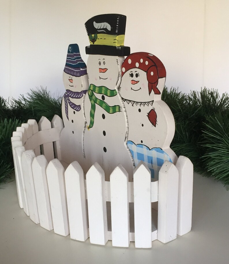 Snowman Christmas Card Holder 