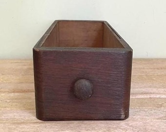 Vintage Wood Sewing Machine Drawer