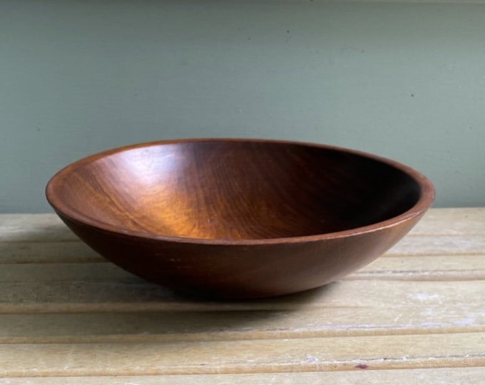Vintage Kennedy Bros Vergennes VT Wood Bowl Etsy
