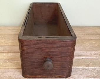 Salvaged Vintage Wood Sewing Machine Drawer