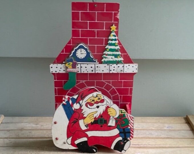 Vintage Christmas Card Holder 