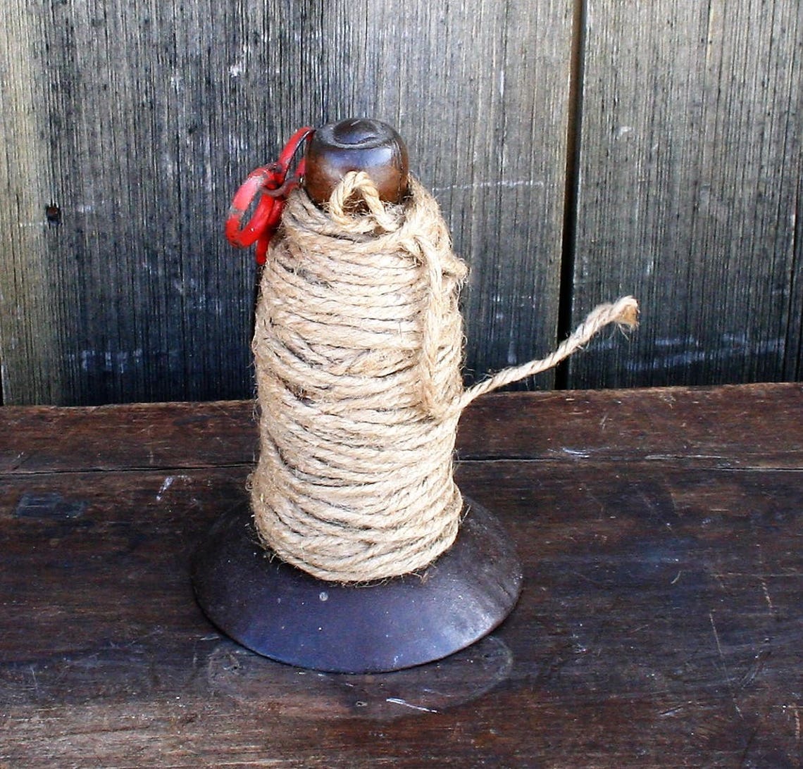 Hog Scraper Twine Holder Vintage Twine Holder With Vintage Etsy