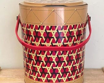 Vintage Sears Maid Of Honor Picnic Ice Bucket, Ice Cooler