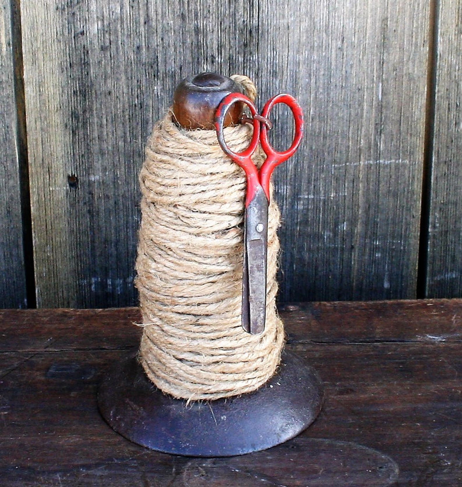 Hog Scraper Twine Holder Vintage Twine Holder With Vintage Etsy