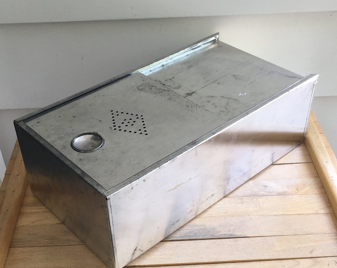 Vintage Chrome Bread Box Drawer Metal Insert Bread Etsy