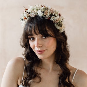 Adelaide Boho Bridal Dried Flower Crown Wedding Headband