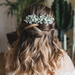 Eva Gypsophila Wedding Bridal Hair Comb