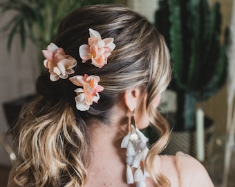 Épingle à cheveux fleur de mariage savane